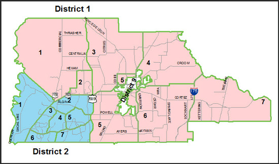 Districts and Zones