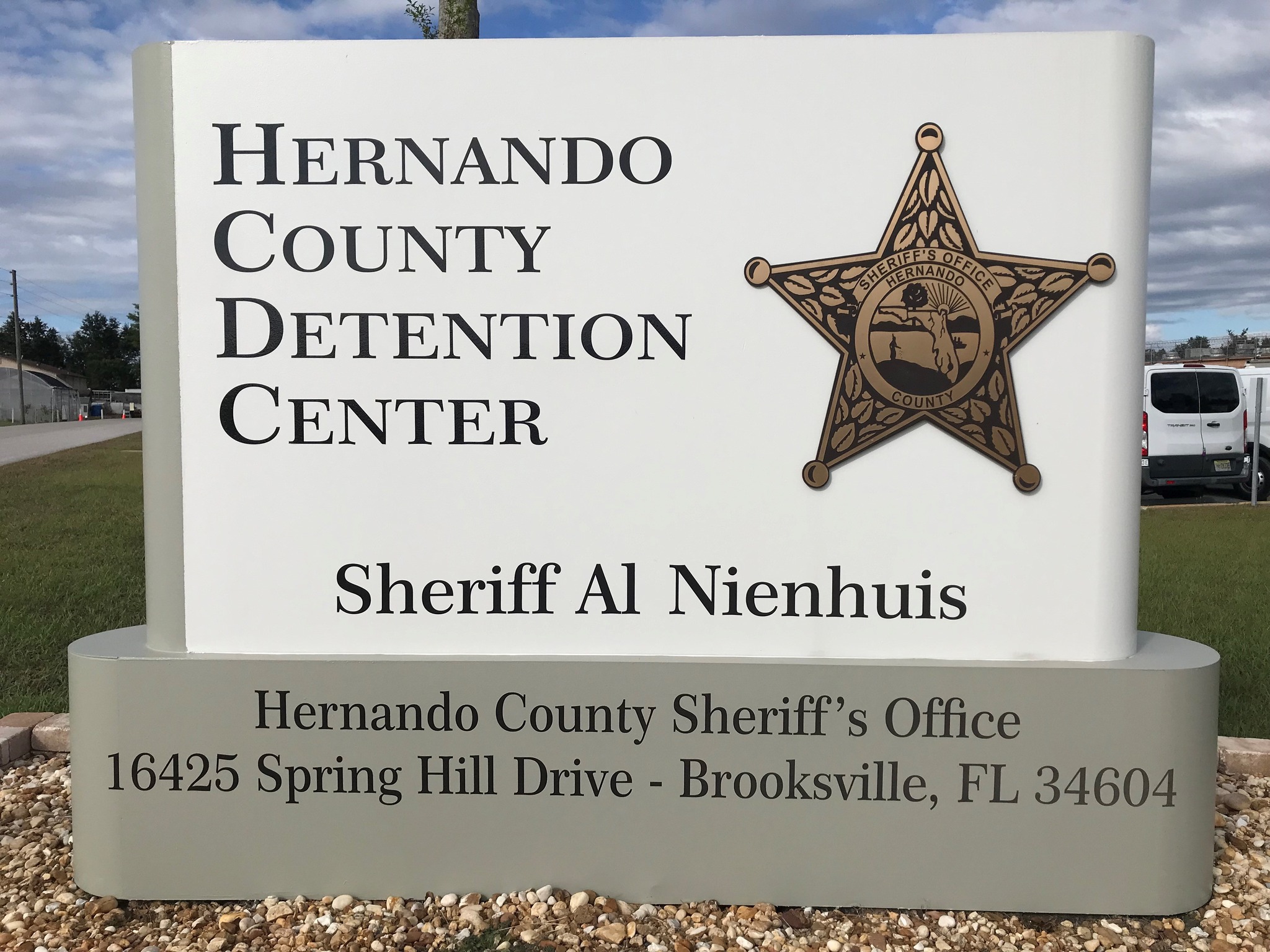 Detention Center Sign