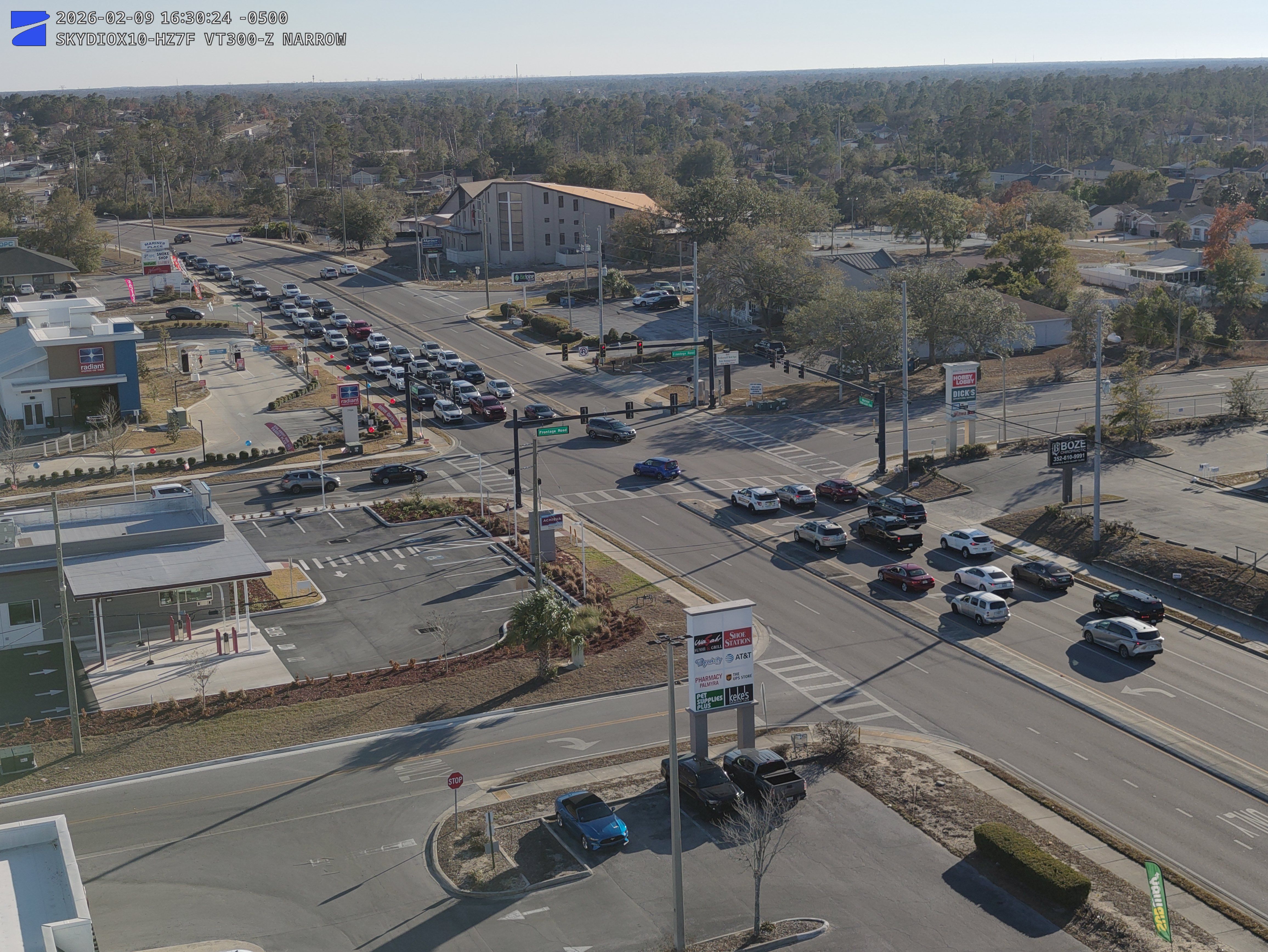 Mariner frontage road traffic