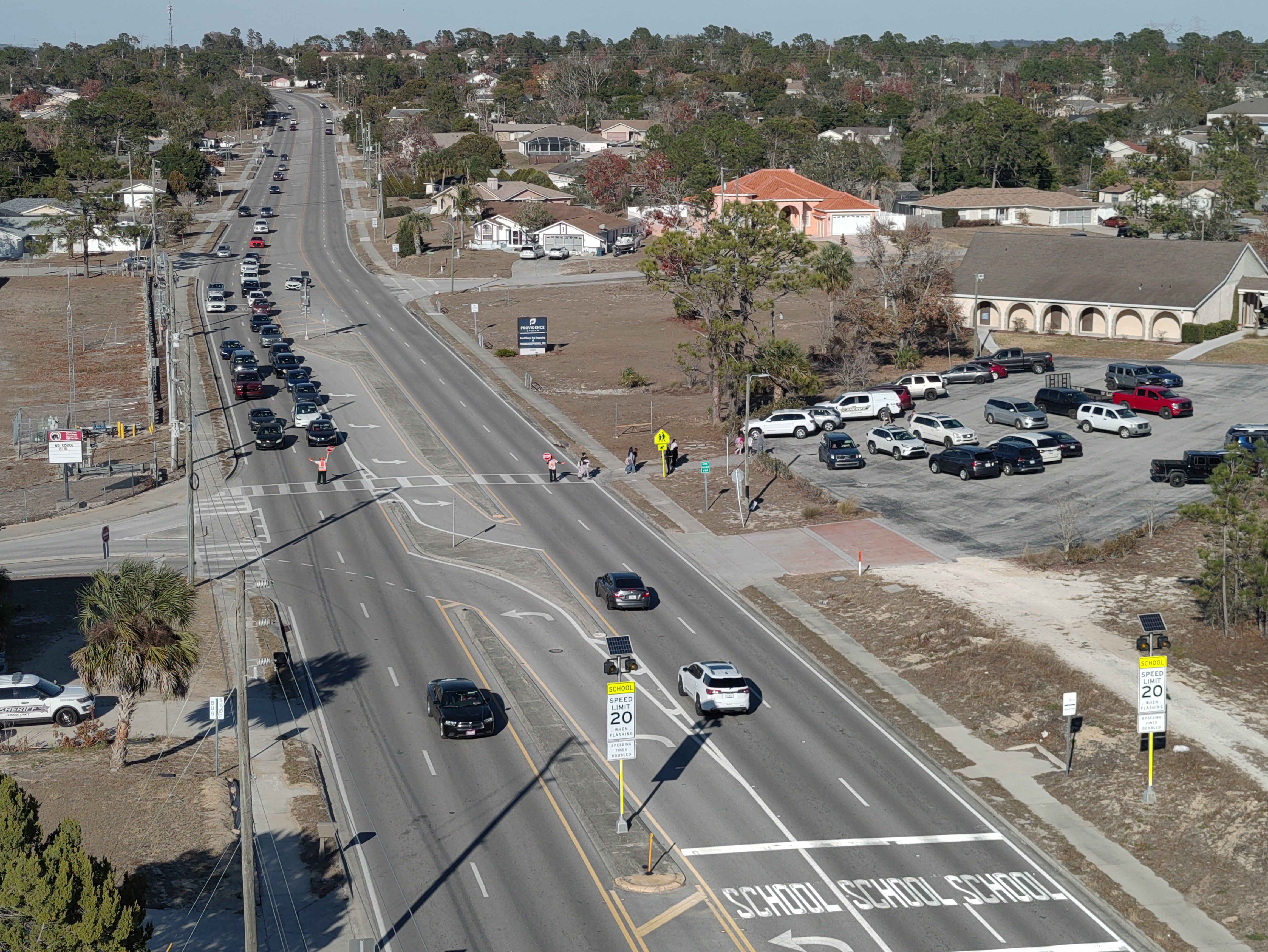 Mariner at SHE northbound traffic