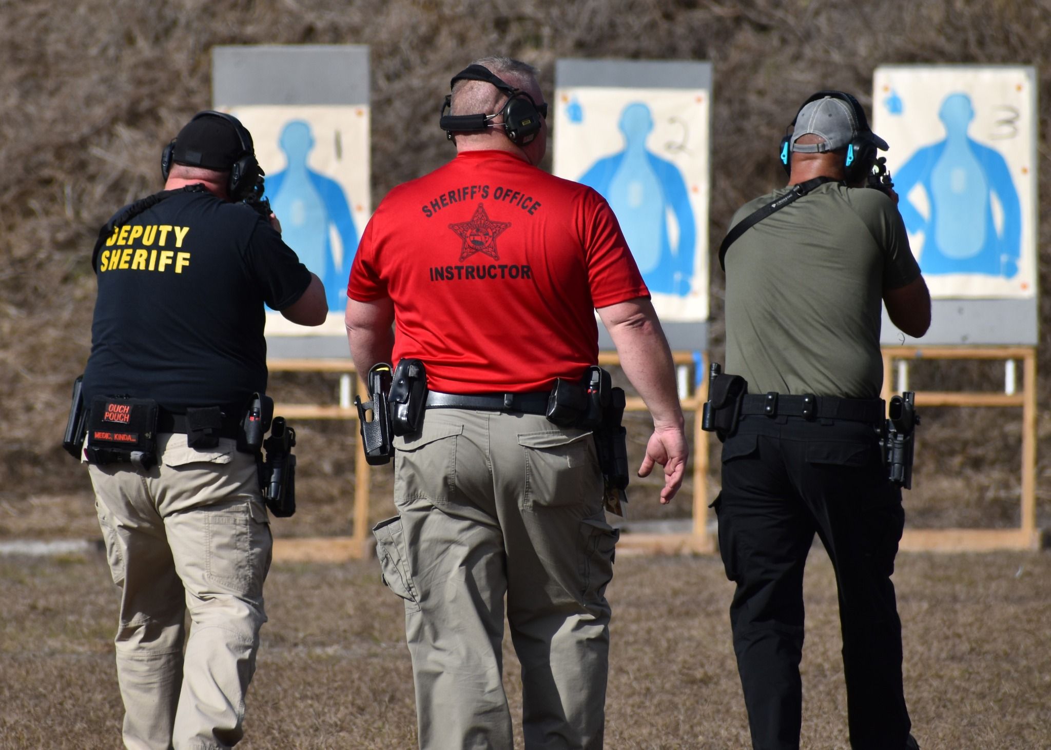 Indoor gun range training