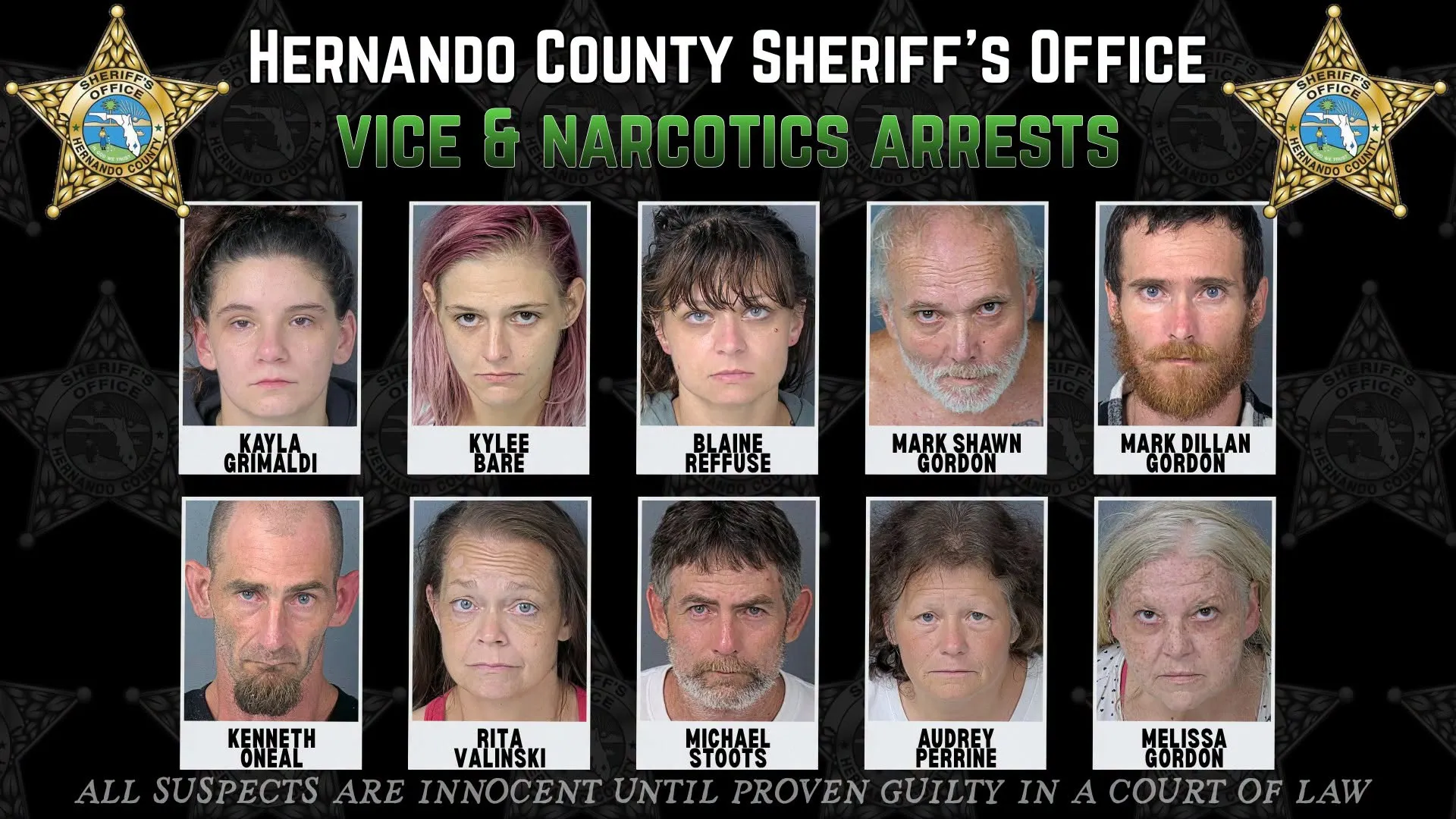Vice & Narcotic Arrests